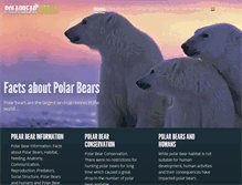 Tablet Screenshot of polarbear-world.com